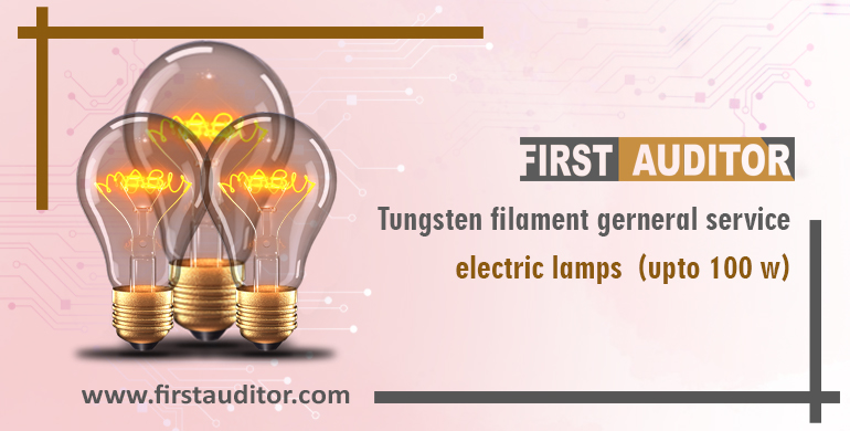 Tungsten filament general service electric lamps (upto 100 W)